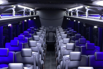 Edina Charter Bus Interior