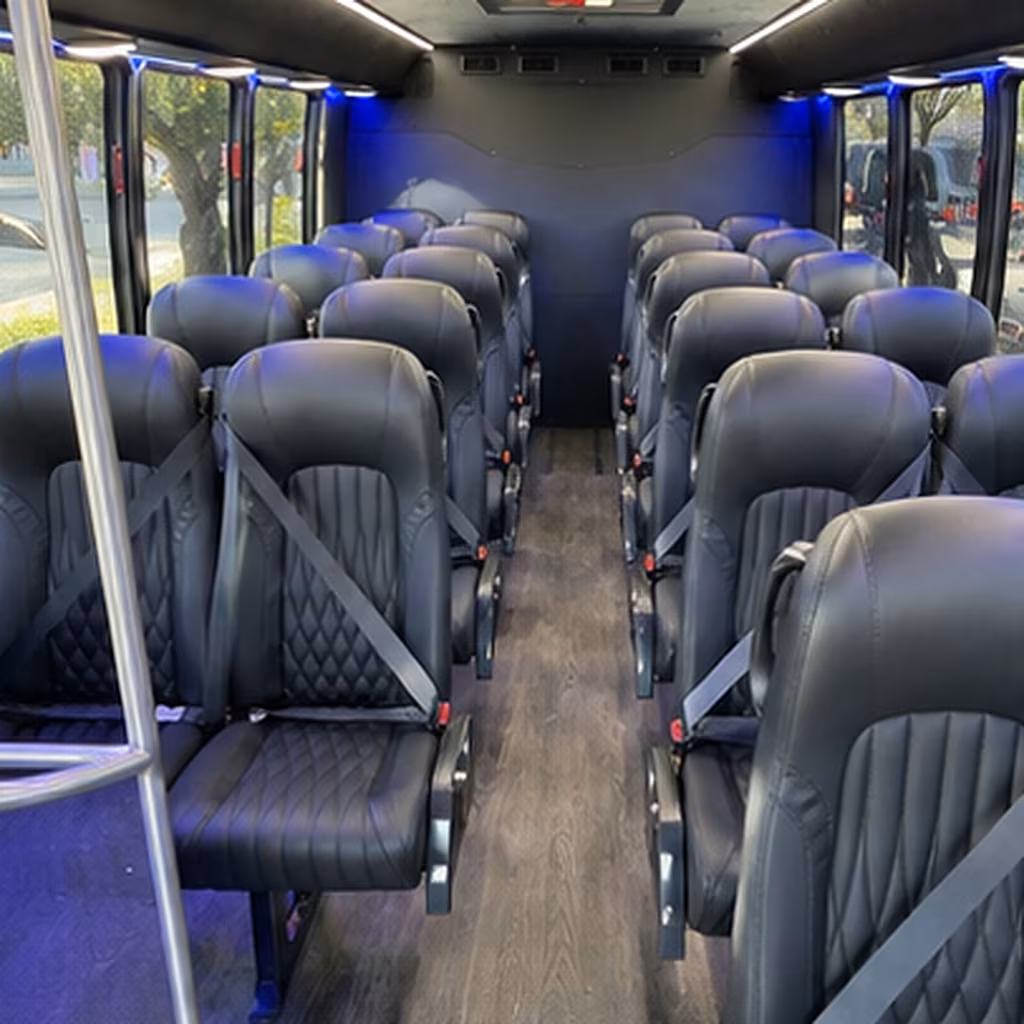 edina concert transportation onboard seating