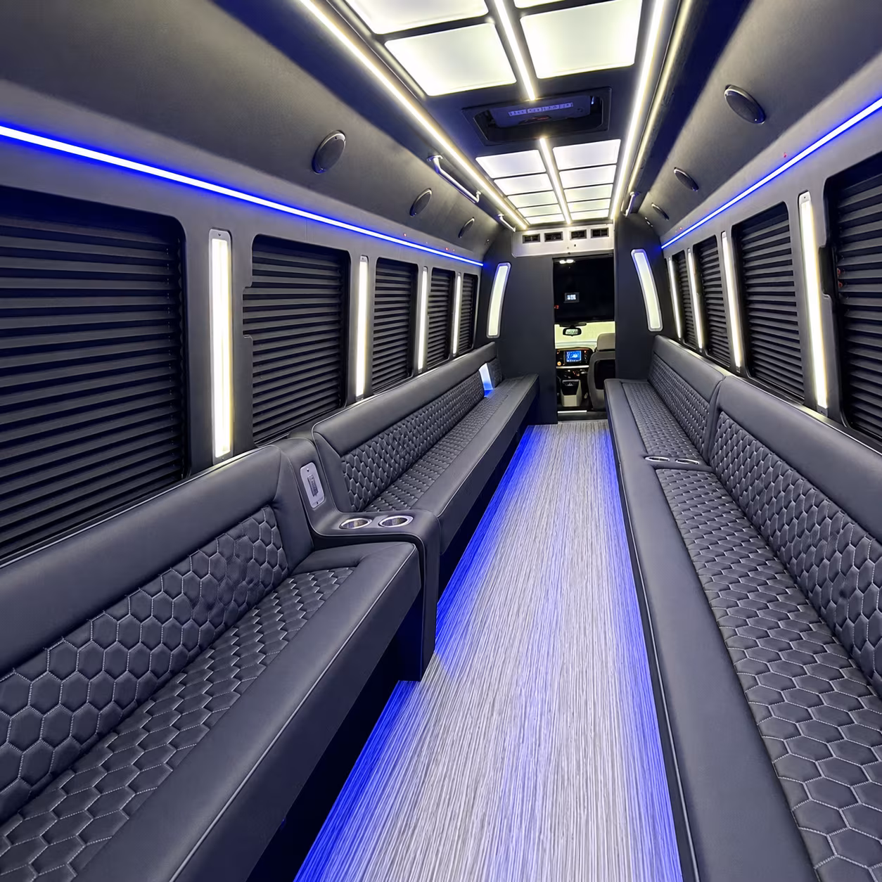 edina party bus rental interior