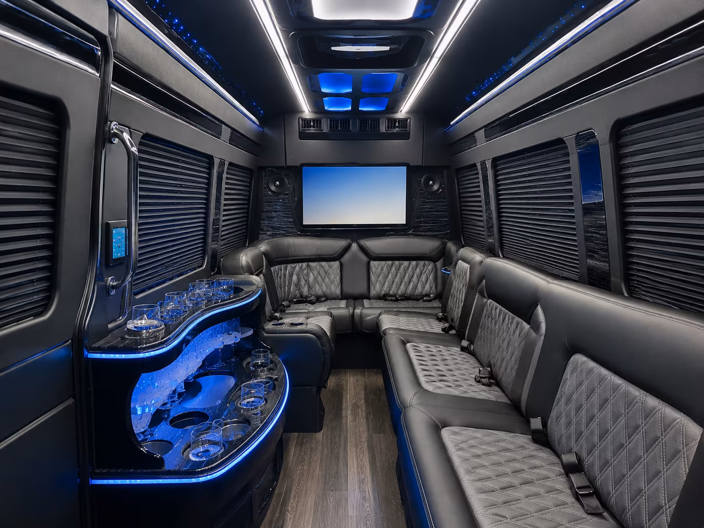 edina prom transportation onboard seating